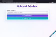 Orderbook calculator